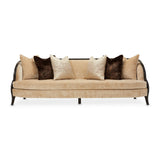 Malibu Crest Crotch Mahogany Dark Espresso Sofa from Michael Amini - Luna Furniture