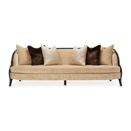 Malibu Crest Crotch Mahogany Dark Espresso Sofa from Michael Amini - Luna Furniture