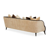 Malibu Crest Crotch Mahogany Dark Espresso Sofa from Michael Amini - Luna Furniture