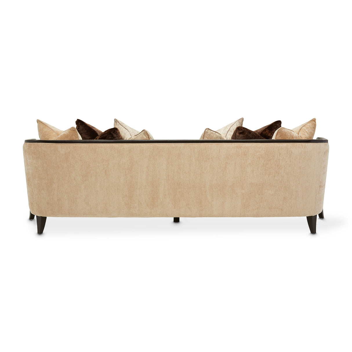 Malibu Crest Crotch Mahogany Dark Espresso Sofa from Michael Amini - Luna Furniture
