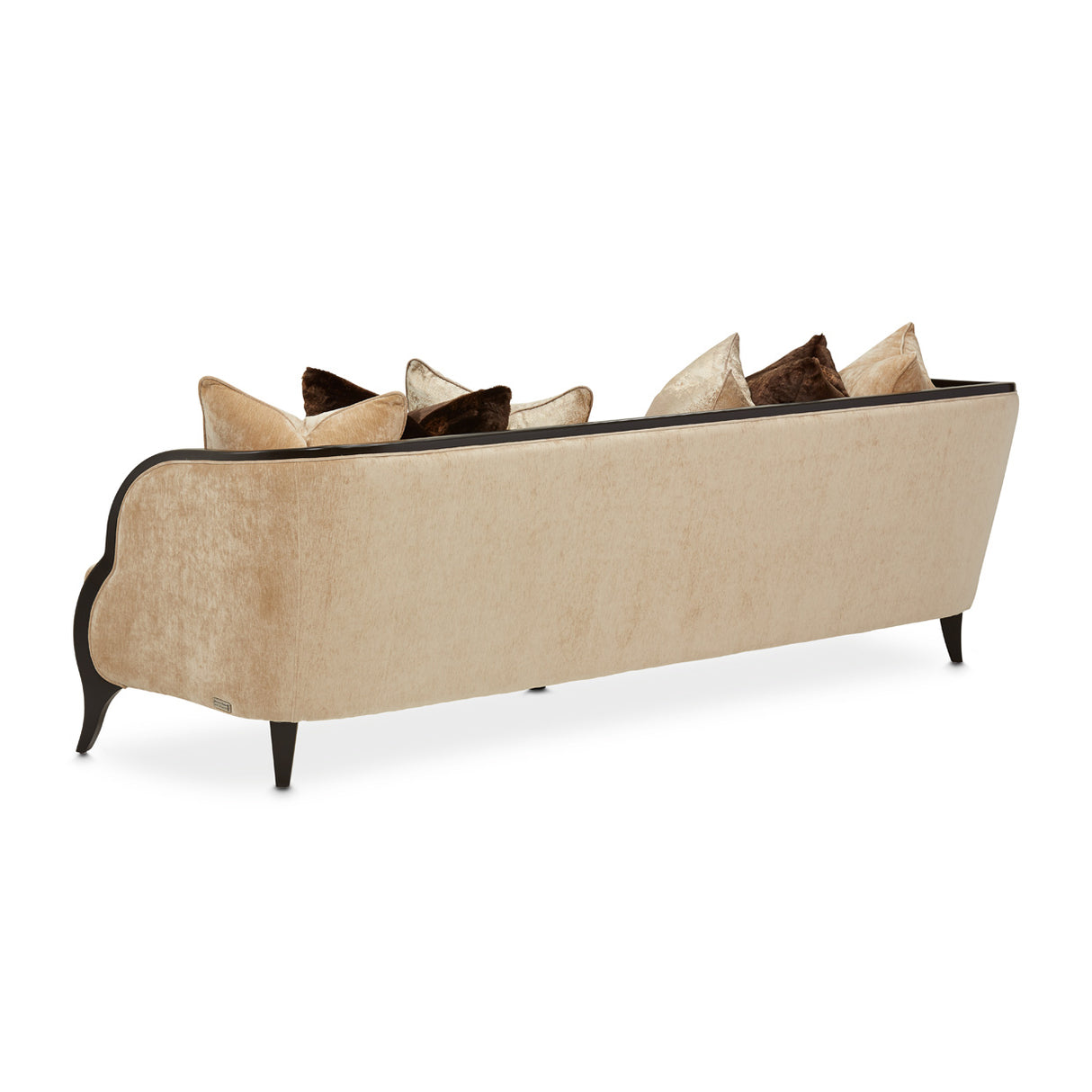 Malibu Crest Crotch Mahogany Dark Espresso Sofa from Michael Amini - Luna Furniture