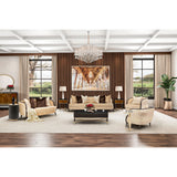 Malibu Crest Crotch Mahogany Dark Espresso Sofa from Michael Amini - Luna Furniture
