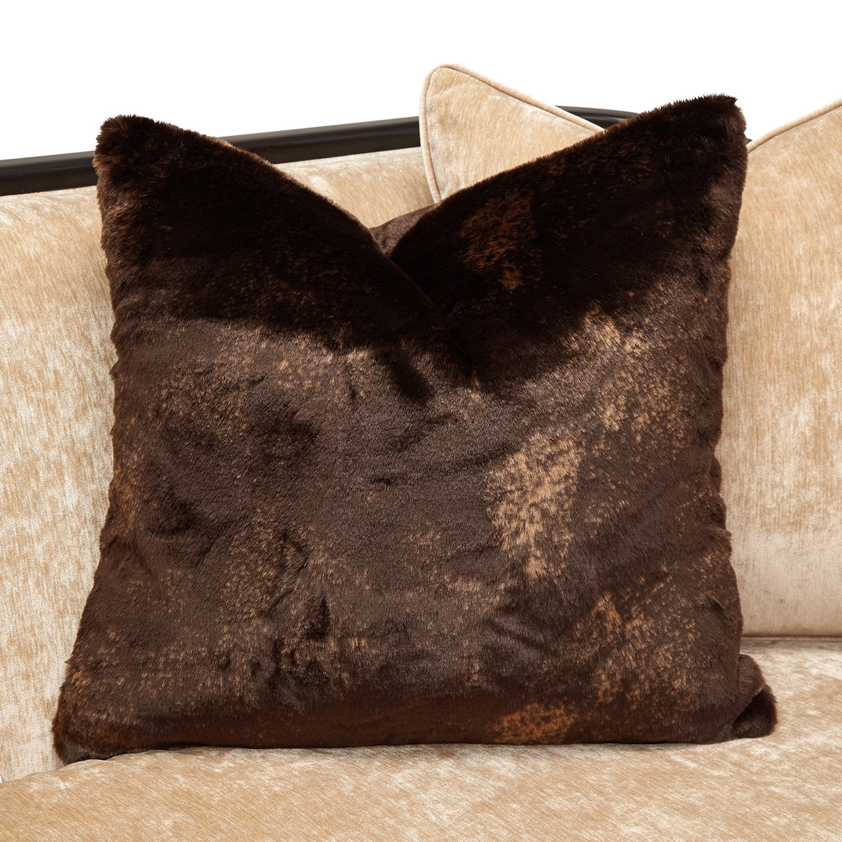 Malibu Crest Crotch Mahogany Dark Espresso Sofa from Michael Amini - Luna Furniture