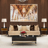 Malibu Crest Crotch Mahogany Dark Espresso Sofa from Michael Amini - Luna Furniture