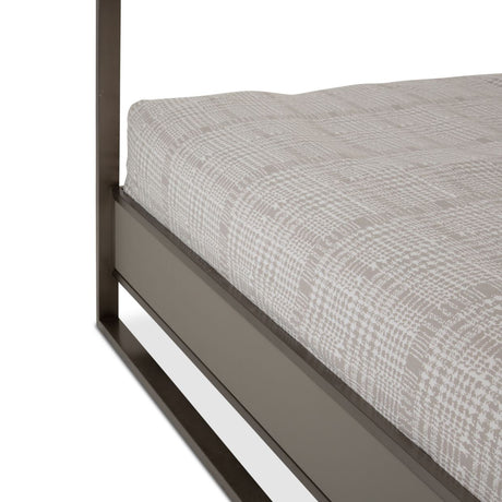 Metro Lights Midnight Queen Canopy Bed from Michael Amini - Luna Furniture