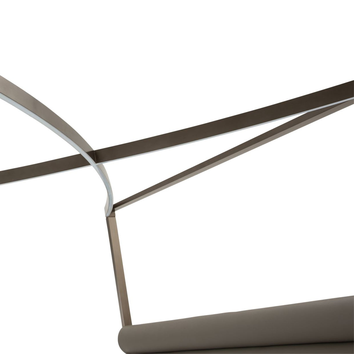 Metro Lights Midnight Queen Canopy Bed from Michael Amini - Luna Furniture