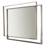 Metro Lights Midnight Wall Mirror from Michael Amini - Luna Furniture