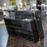 Metro Lights Midnight Bar from Michael Amini - Luna Furniture