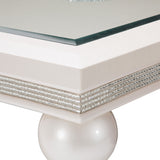 Glimmering Heights Ivory Dining Table from Michael Amini - Luna Furniture