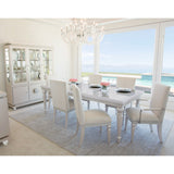 Glimmering Heights Ivory Dining Table from Michael Amini - Luna Furniture