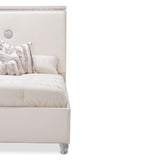 Glimmering Heights Ivory Cal. King Upholstered Bed from Michael Amini - Luna Furniture