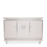 Glimmering Heights Ivory Sideboard With Mirror from Michael Amini - Luna Furniture
