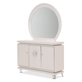 Glimmering Heights Ivory Sideboard With Mirror from Michael Amini - Luna Furniture