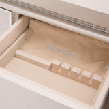 Glimmering Heights Ivory Dresser With Mirror from Michael Amini - Luna Furniture