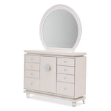 Glimmering Heights Ivory Dresser With Mirror from Michael Amini - Luna Furniture
