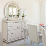 Glimmering Heights Ivory Dresser With Mirror from Michael Amini - Luna Furniture