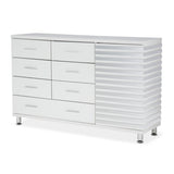 Horizons Cloud White Dresser from Michael Amini - Luna Furniture