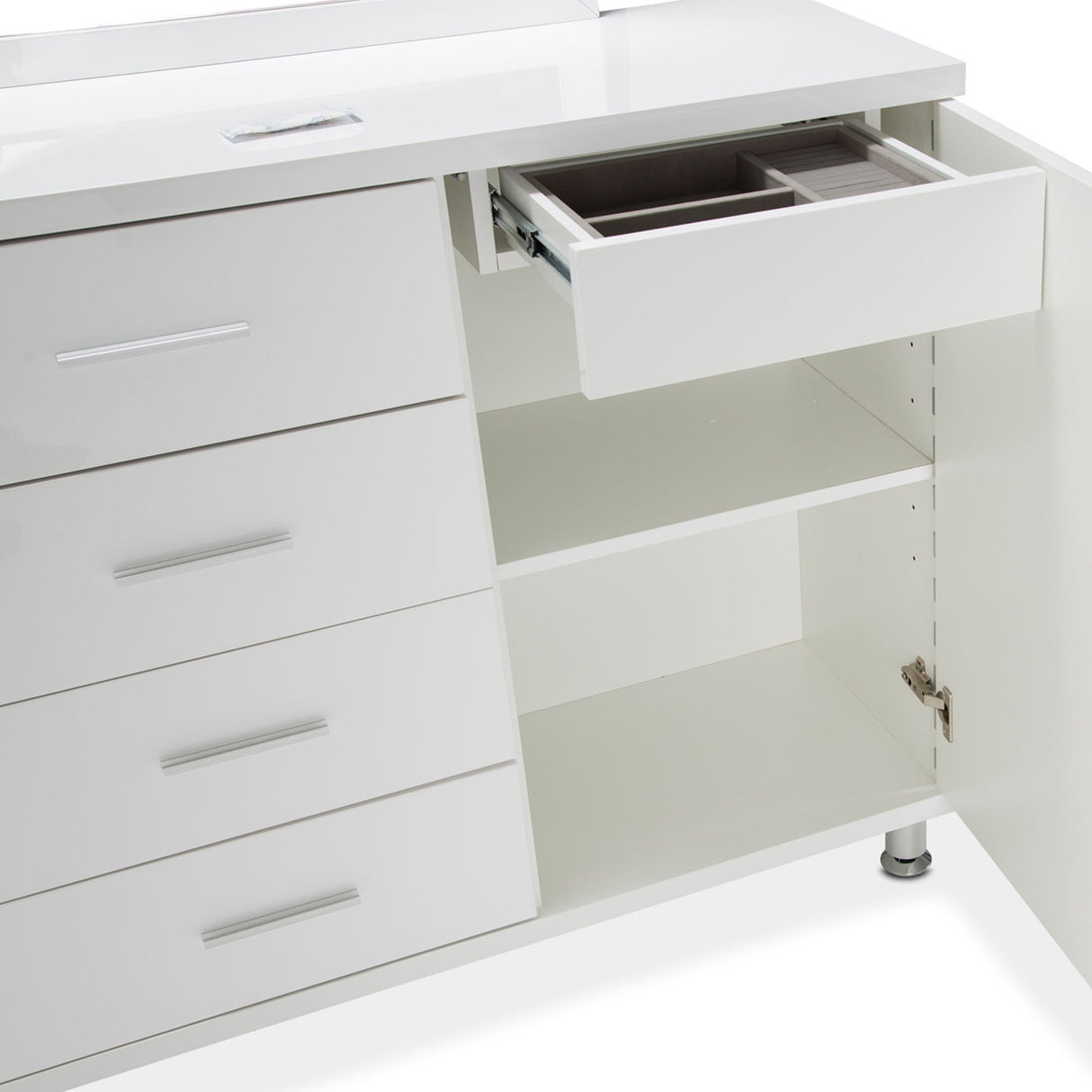 Horizons Cloud White Dresser from Michael Amini - Luna Furniture