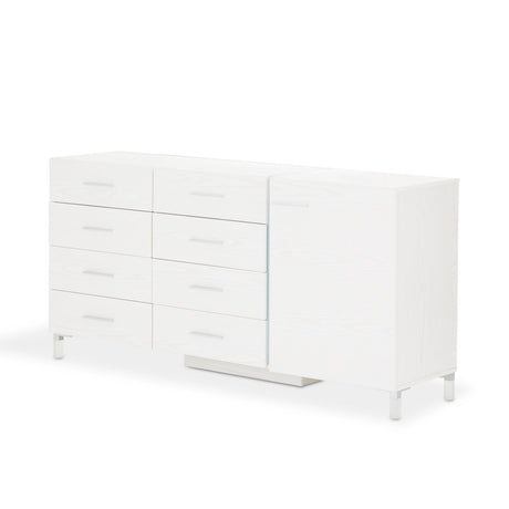 Lumiere Frost Dresser With Led Lighting from Michael Amini - Luna Furniture