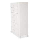 Lumiere Frost 6 Drawer Vertical Storage Cabinets with LED Lighting