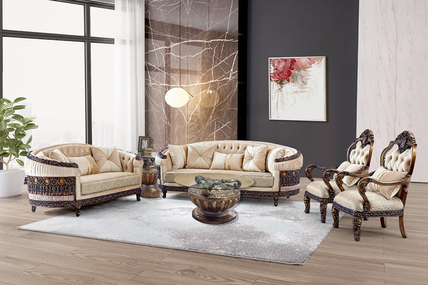 HD-9017 3-Piece Living Room Set