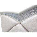 Melrose Plaza Dove Cal. King Upholstered Bed from Michael Amini - Luna Furniture