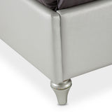Melrose Plaza Dove Cal. King Upholstered Bed from Michael Amini - Luna Furniture