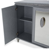 Melrose Plaza Dove Upholstered Sideboard from Michael Amini - Luna Furniture