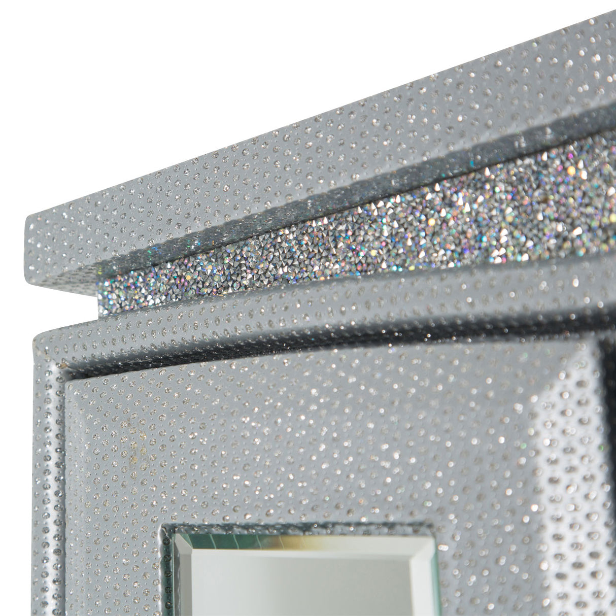 Melrose Plaza Dove Upholstered Swivel Chest from Michael Amini - Luna Furniture