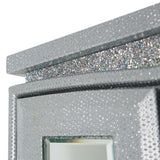 Melrose Plaza Dove Upholstered Swivel Chest from Michael Amini - Luna Furniture