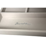 Melrose Plaza Dove Upholstered Swivel Chest from Michael Amini - Luna Furniture
