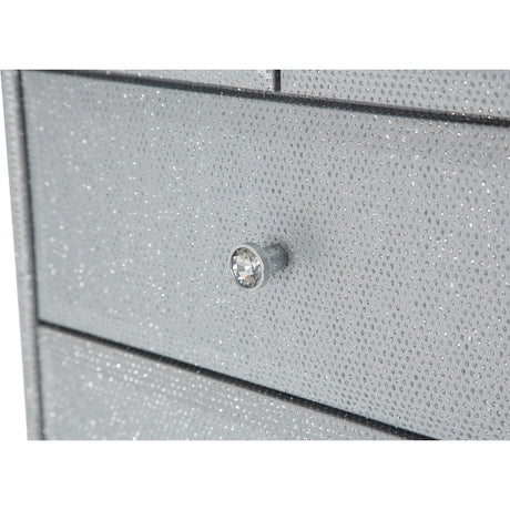 Melrose Plaza Dove Upholstered Swivel Chest from Michael Amini - Luna Furniture