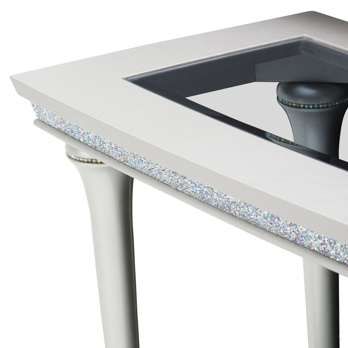 Melrose Plaza Dove Console Table