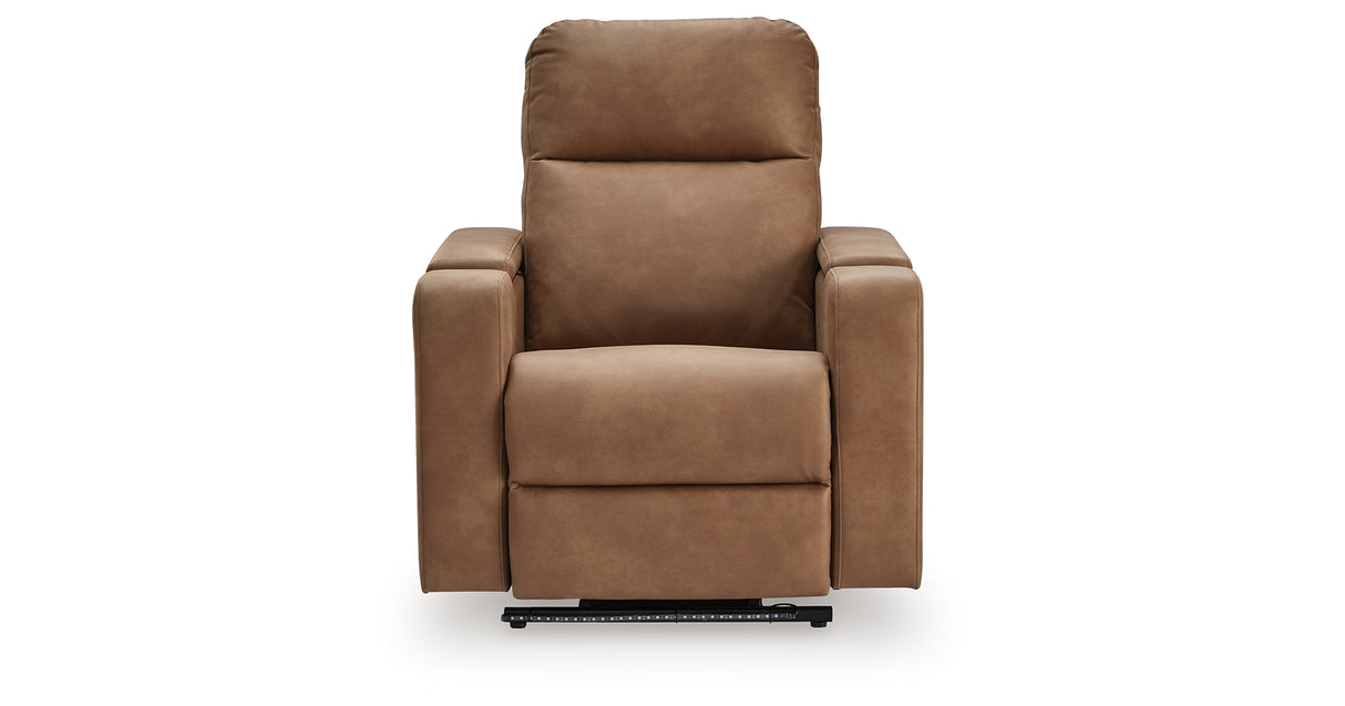Lorrenton Caramel Power Glider Recliner with Audio System from Ashley Furniture - Luna Furniture