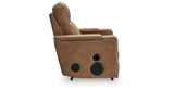 Lorrenton Caramel Power Glider Recliner with Audio System from Ashley Furniture - Luna Furniture