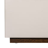 Pavira Walnut Queen Bed with Led Lights