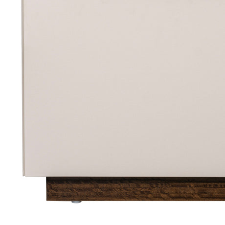 Pavira Walnut Queen Bed with Led Lights from Michael Amini - Luna Furniture