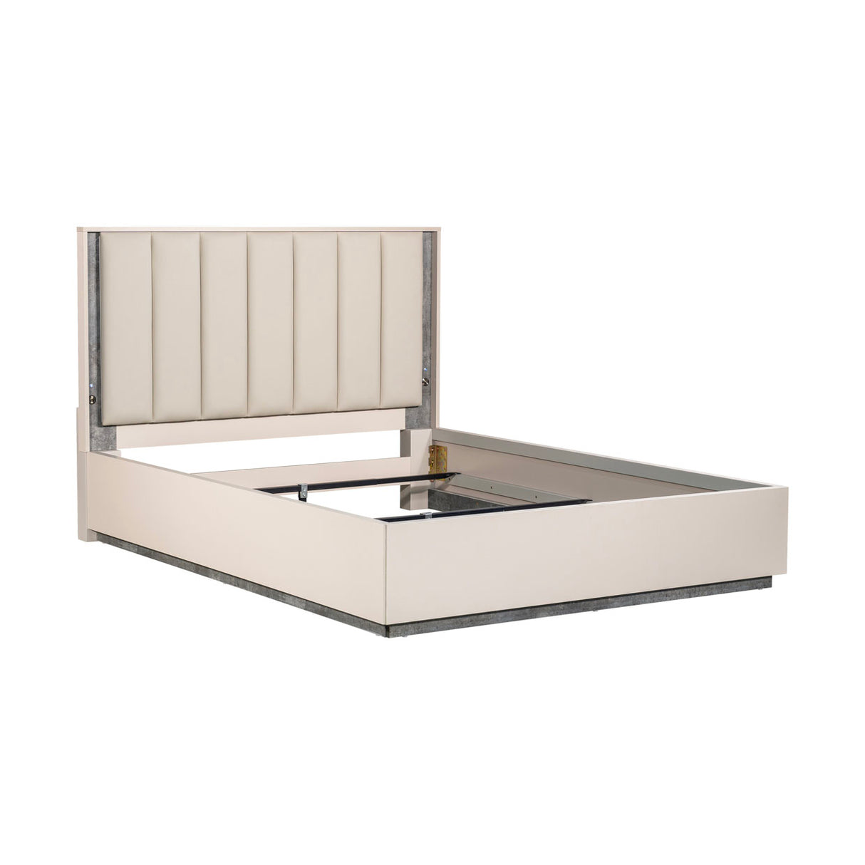 Pavira Stone Queen Bed from Michael Amini - Luna Furniture