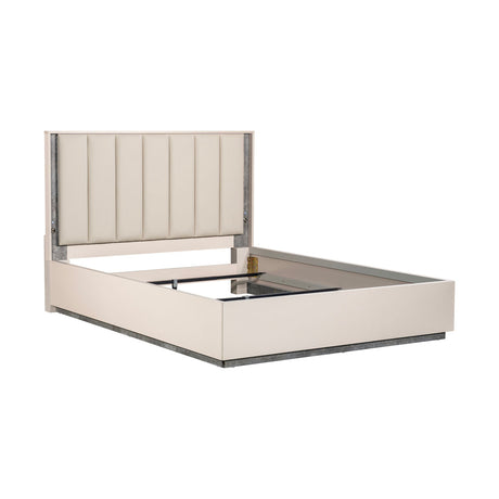 Pavira Stone Queen Bed from Michael Amini - Luna Furniture