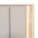Pavira Stone Queen Bed from Michael Amini - Luna Furniture