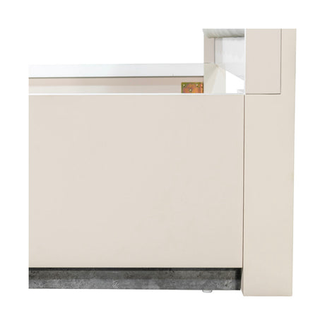 Pavira Stone Eastern King Bed from Michael Amini - Luna Furniture