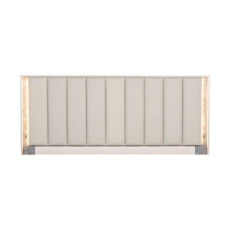Pavira Stone Eastern King Bed from Michael Amini - Luna Furniture