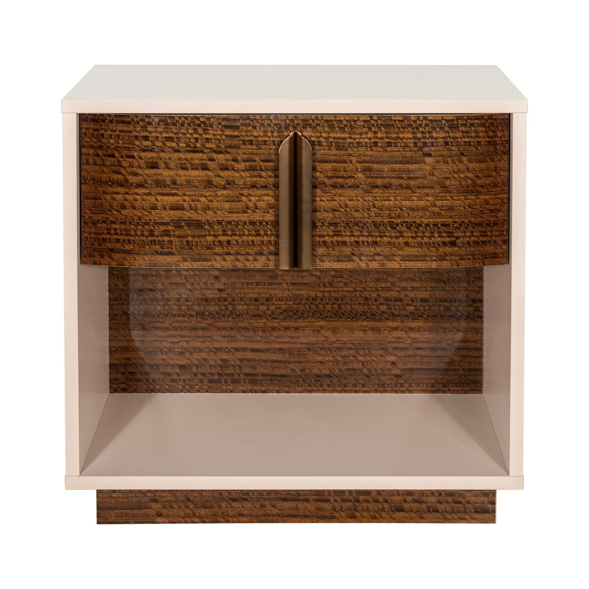 Pavira - Walnut Walnut 1-drawer Nightstand from Michael Amini - Luna Furniture