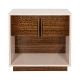 Pavira - Walnut Walnut 1-drawer Nightstand from Michael Amini - Luna Furniture