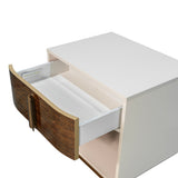 Pavira - Walnut Walnut 1-drawer Nightstand from Michael Amini - Luna Furniture