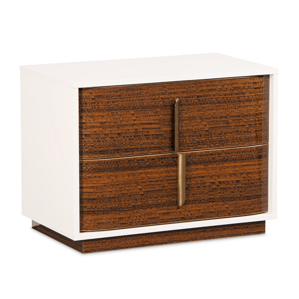 Pavira Walnut Walnut 2-Drawer Nightstand