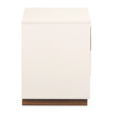 Pavira Walnut Walnut 2-Drawer Nightstand