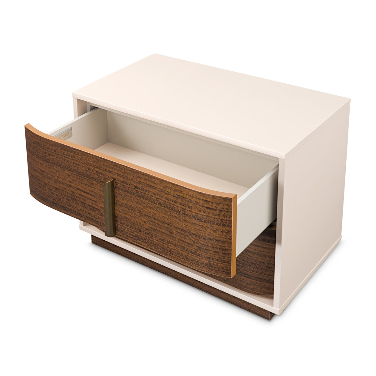 Pavira Walnut Walnut 2-Drawer Nightstand