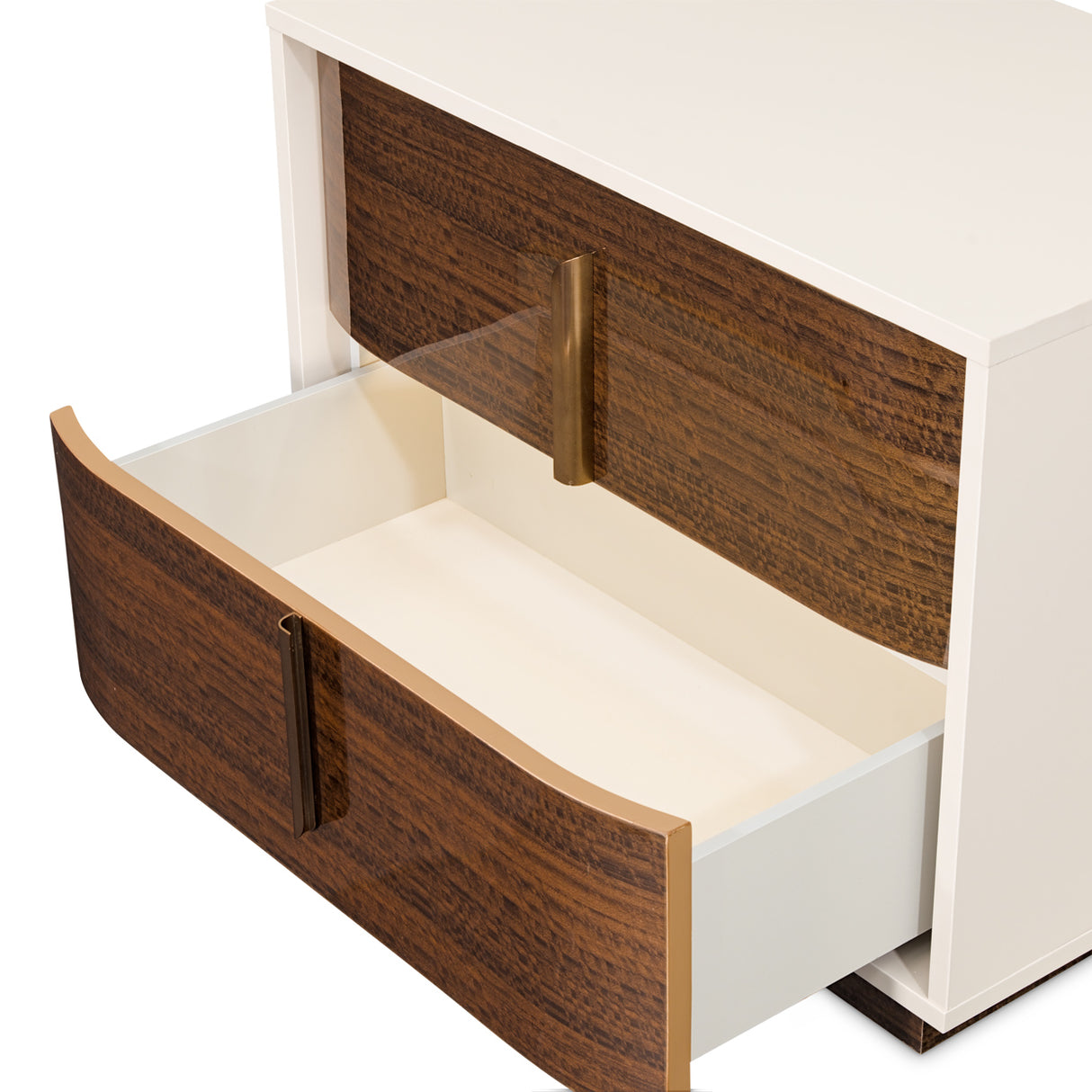 Pavira Walnut Walnut 2-Drawer Nightstand