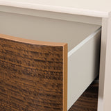 Pavira Walnut Walnut 2-Drawer Nightstand